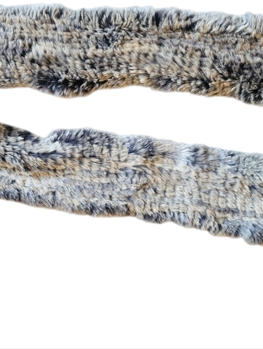 Mitchies Fur Long Scarf - Gray - Picture 7 of 8
